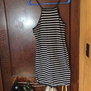 Stripped tight dress
